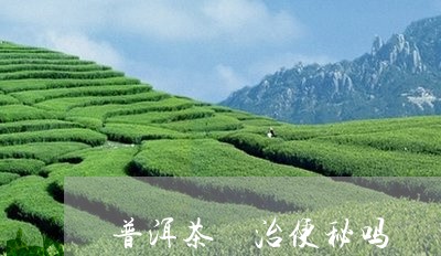 普洱茶 治便秘吗/2023041081714